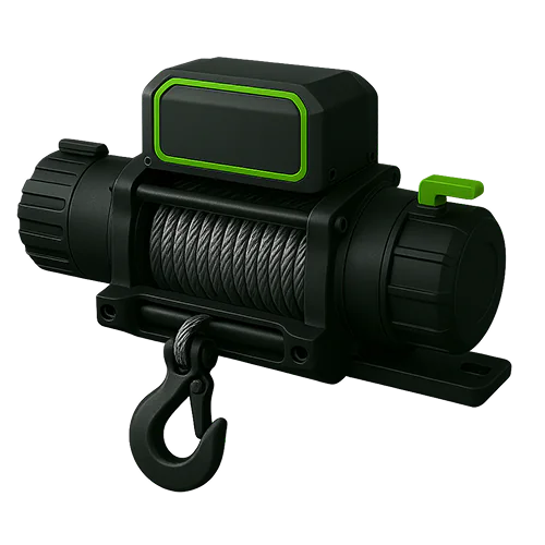 Установка лебедки